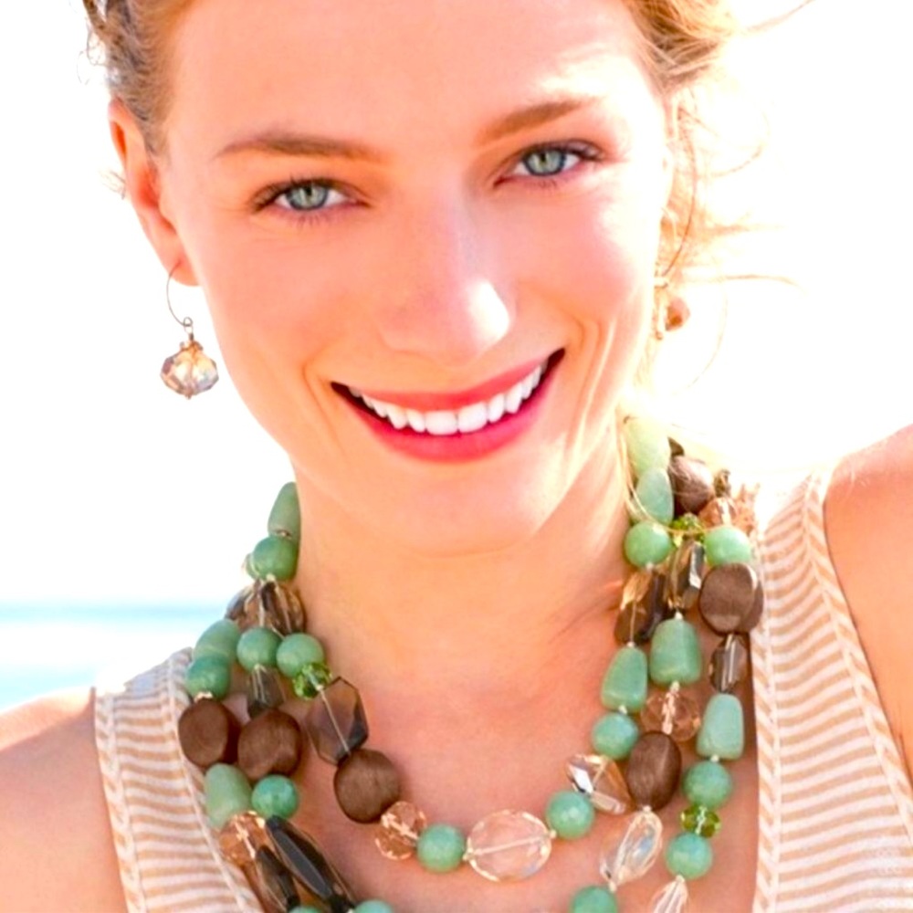 Stella & Dot Camilla multi strand necklace - statement piece